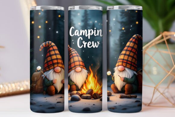 Camping Crew Tumbler Wrap 20oz Skinny Review