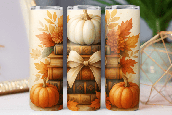 Fall Season Reading Tumbler Design Wrap Review