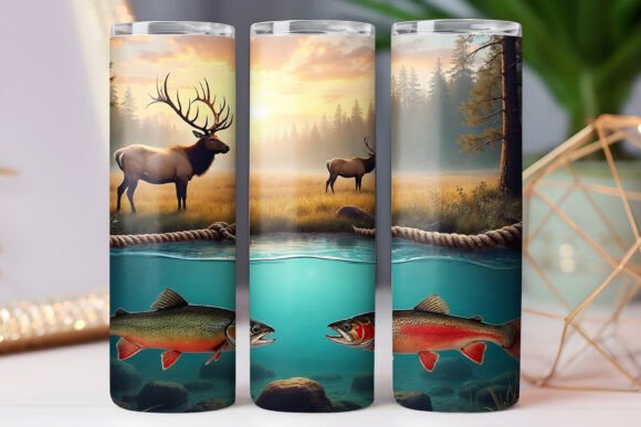 Fishing and Hunting Lover Tumbler Wrap