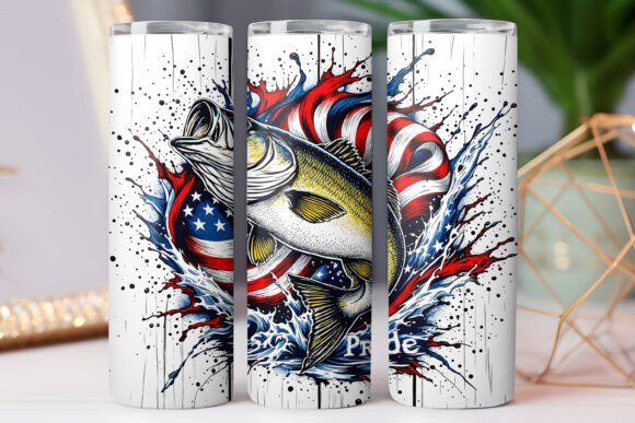 Fishing Lover Us Flag Tumbler Wrap 20oz Review