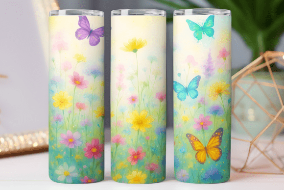 Floral Tumbler Skinny Png Art Wrap 20oz Review