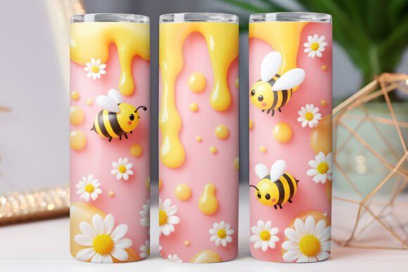 Honey Bee Sunflower Tumbler Wrap Design Review