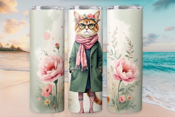 Lady Cat Kitty Tumbler Wrap 20oz Review