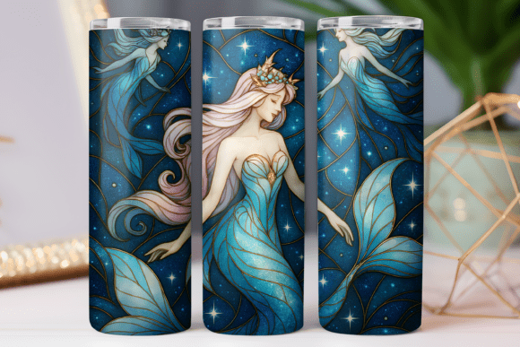 Mermaid Tumbler Wrap 20oz Design Review