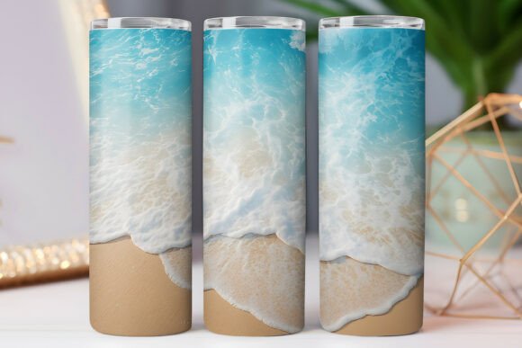 Ocean Wave Tumbler Warp Design 20oz PNG Review