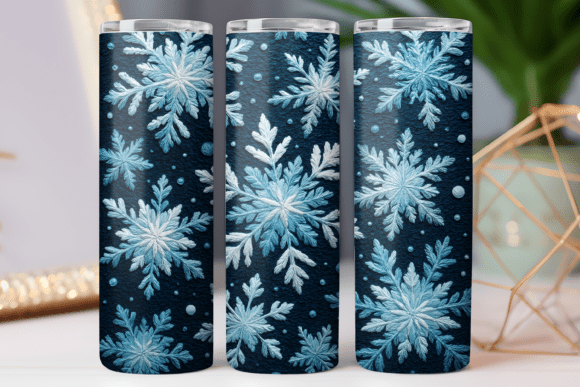 Snowflake Tumbler Wrap 20oz Design Review