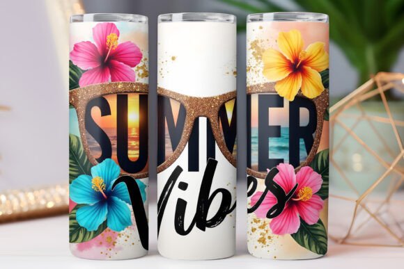 Summer Vibe Vacation Tumbler Wrap Design Review