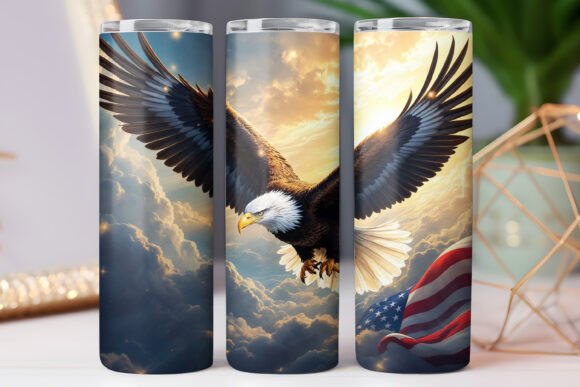 Us Veteran Tumbler Wrap Flying Eagle Png Review