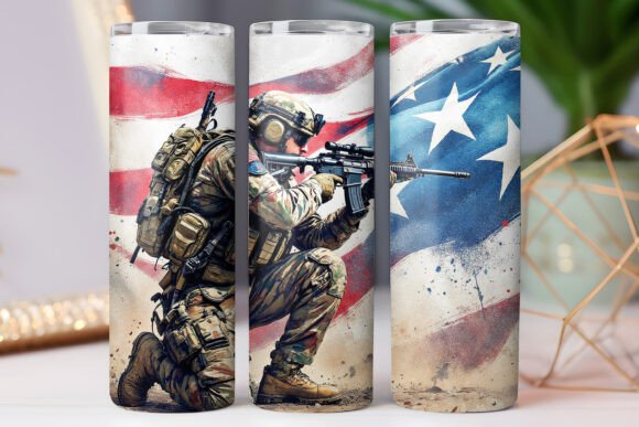 Us Veteran Tumbler Wrap Soldier Flag PNG Review