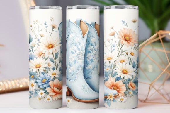 Western Cowboy Girls Tumbler Wrap Design Review