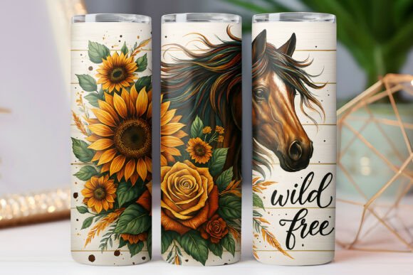 Wild Horse Sunflower Tumbler Wrap 20oz Review